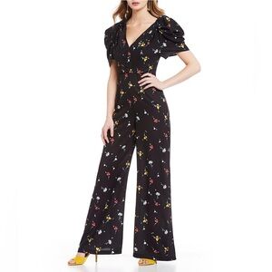 CMEO Collective Vices Black Floral Jumpsuit